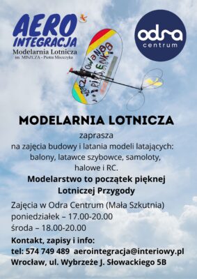 Modelarnia dla dzieci w Odra Centrum