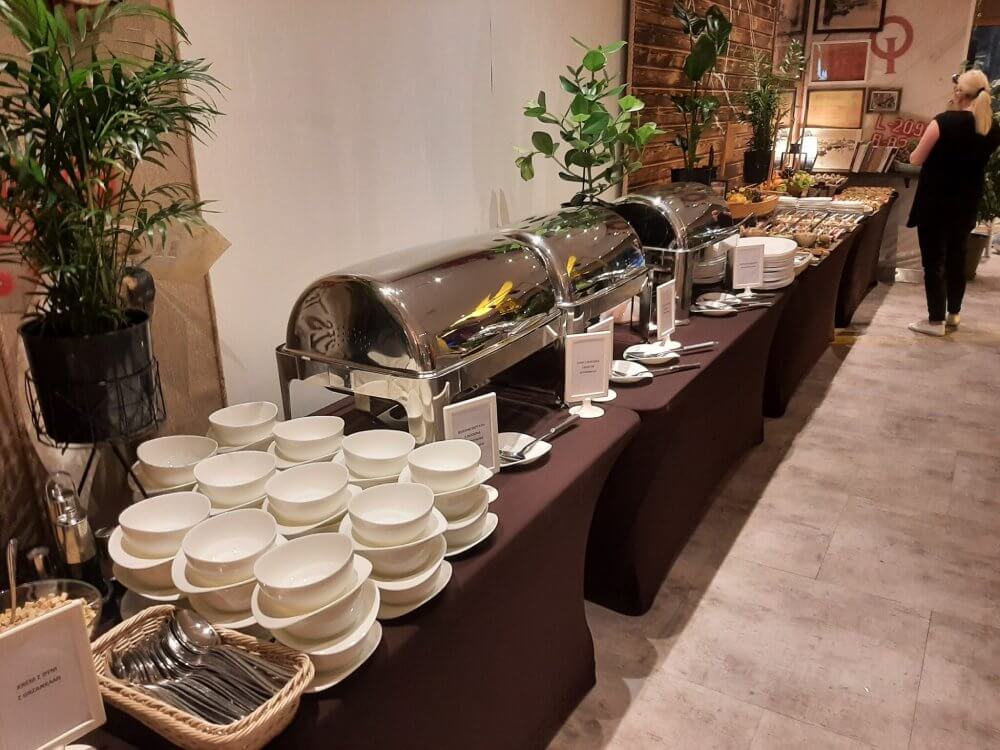Sala na wynajem z cateringiem